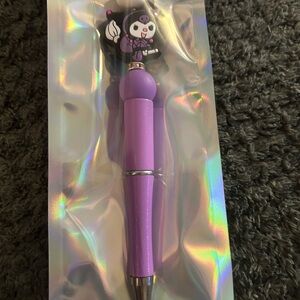 Purple Kuromi Character Pen